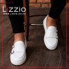 White Space Buckle Loafer