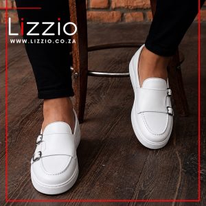 White Space Buckle Loafer