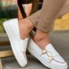 White Space 2.0 Double Buckle Leather Loafers