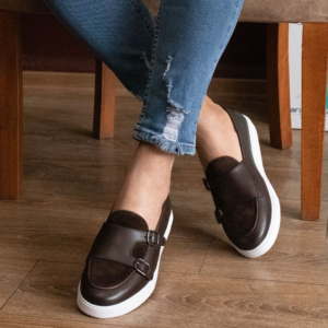 Coffee Brown Zone Loafers
