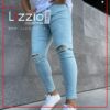 L123 Ripped Skinny Jeans – Light Blue