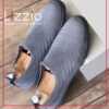 Lizzio Slip-On Knit Sneakers – Grey