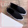 Lizzio Slip-On Knit Sneakers – Black