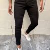 L134 Ripped Skinny Stretch Jeans – Black