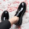 Black Roy Men Leather Loafers