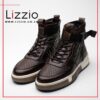 Coffee Brown UFA Leather Sneaker Boots