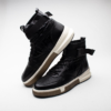 Black UFA Leather Sneaker Boots