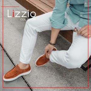 Deep Orange Blaze Suede Wallabees Shoes