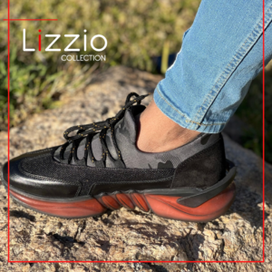 Black Odin Men Leather Sneakers
