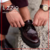 Burgundy Onyx Leather Chunky Brogue