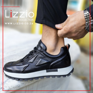 Black Vega Leather Sneakers