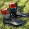 Black Ziglar Leather Combat Boots