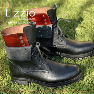 Black Ziglar Leather Combat Boots