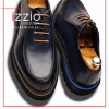 Navy Blue Apex Leather Oxfords